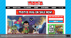 Desktop Screenshot of maniamag.com.au