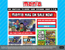Tablet Screenshot of maniamag.com.au